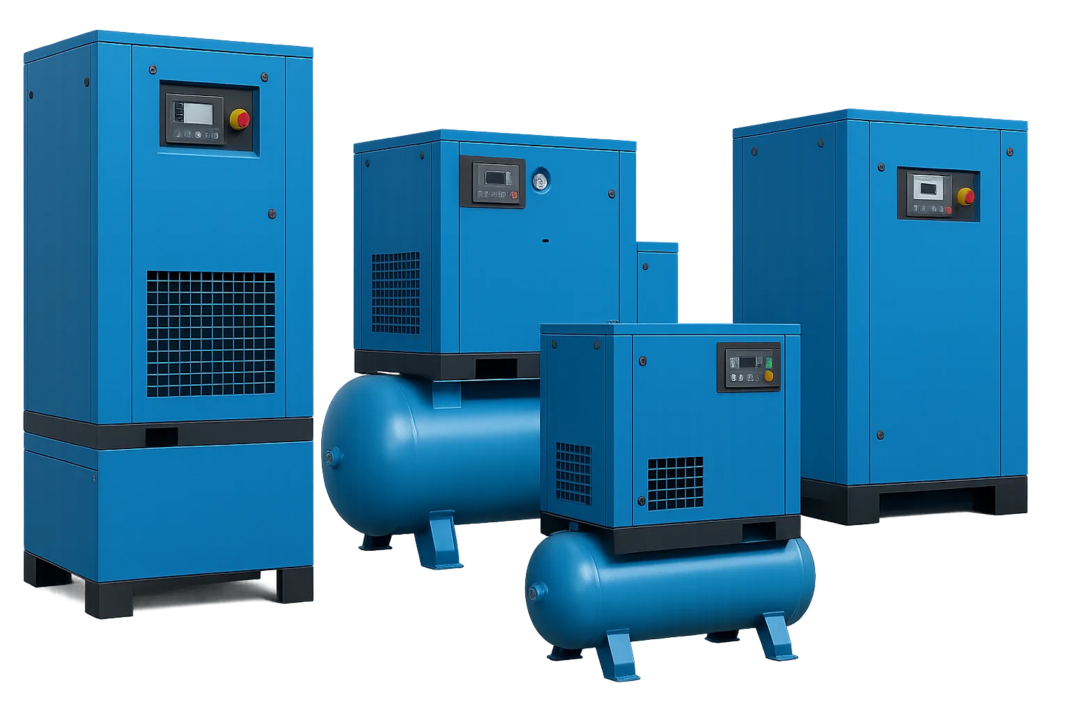Compresor cu surub, transmisie prin curele, Inverter, SF60-150 /D l 45 ÷ 110 kW